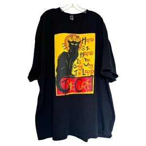 The Cure Love Cats T-Shirt Unisex “Hand In Hand Is The Only Way To Land” 5XL